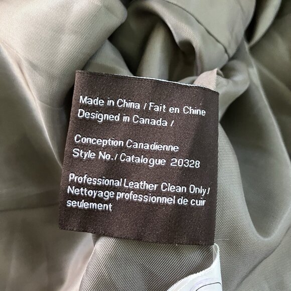 Y2K Danier Suede Leather Dress Womens 4 Tan Vintage 2000s Biker Stitching - Picture 8 of 14